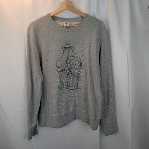 kaws x sesame Street x Uniqlo sweatshirt size M in VGUC minor piling